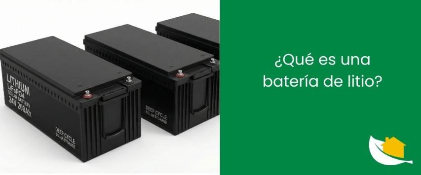 ¿Qué es una batería de litio?