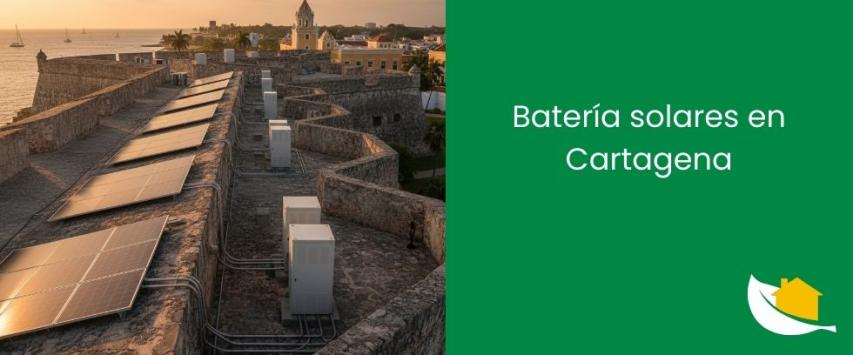 Batería solares en Cartagena