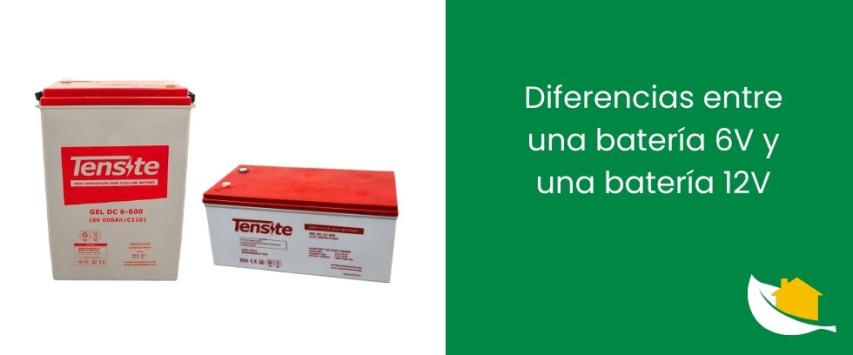 Diferencias entre una batería 6V y una batería 12V