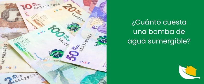 ¿Cuánto cuesta una bomba de agua sumergible?