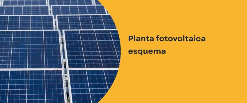 Planta fotovoltaica esquema