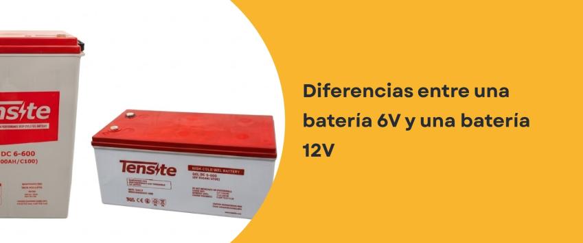 Diferencias entre una batería 6V y una batería 12V