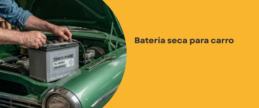 Batería seca para carro