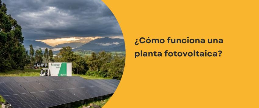 ¿Cómo funciona una planta fotovoltaica?