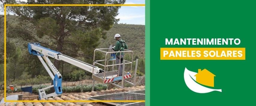 Mantenimiento paneles solares
