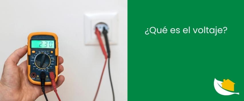 ¿Qué es el voltaje?