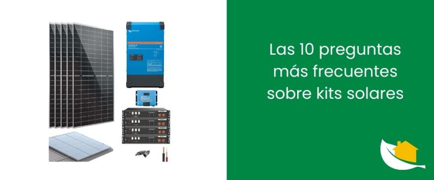 Las 10 preguntas más frecuentes sobre kits solares