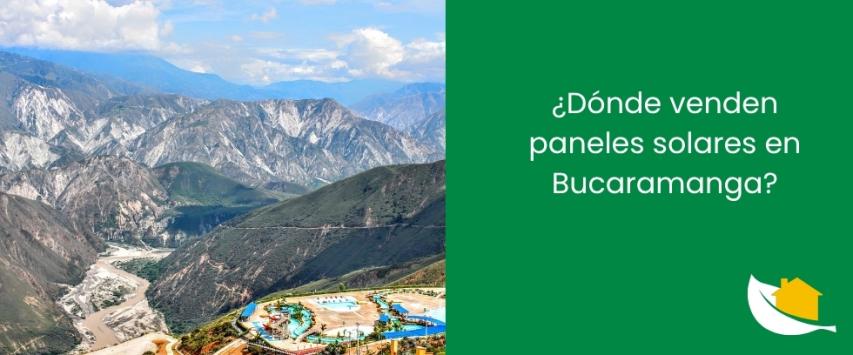 ¿Dónde venden paneles solares en Bucaramanga?