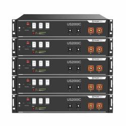 Pack 5 ud Baterías de litio Pylontech US2000 Plus 48V 2.4kWh