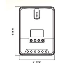 Controlador Carga MPPT 30A ML2430 12/24V LCD SRNE