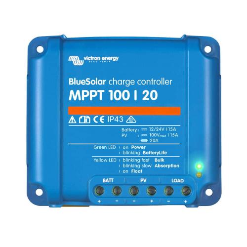 Controlador Carga BlueSolar MPPT 100V 20A 48V Victron Energy