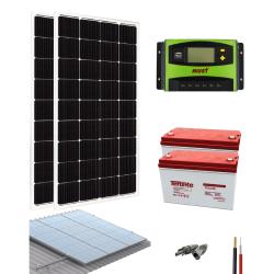 Kit Panel Solar 1680W/dia con baterias