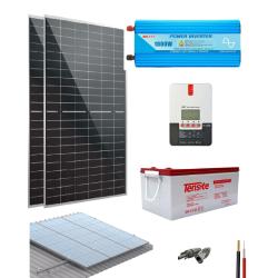 Kit Solar Fotovoltaico Aislado 1000W 12V 4340Wh/día