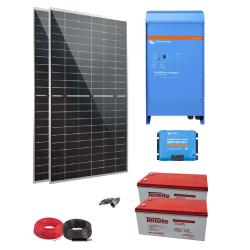 Kit Solar 2000W 12V 4544Wh/dia con Victron