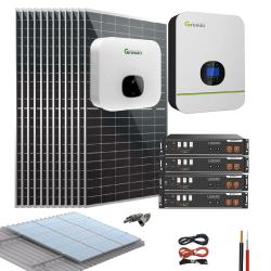 Kit Solar 3000W 48VDC 11500Whdía con Batería Litio