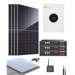Kit Solar Para Casa 3000W 48V 6500Whdía con Batería Litio