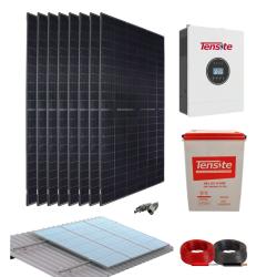 Kit solar aislado 5000W 48V 5676Wh/dia