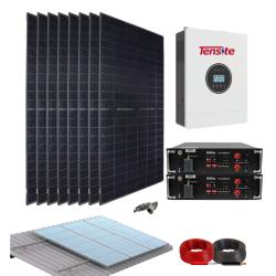 Kit solar aislado 5000W 48V 5676Wh/dia