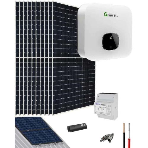 Kit Solar para planta solar 4200W 21350Wh/día Growatt