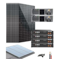 Kit sistema fotovoltaico Aislado para casa 3000W 8784Wh/día PHVolt