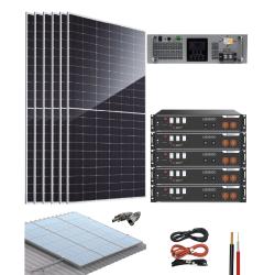 Kit de Paneles Solares Aislado Litio 3000W 14910Wh/día PHVolt