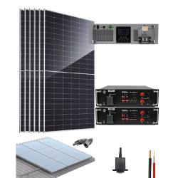 Kit Energía Solar Aislada para Casa de Campo 3000W 13176Wh/día PHVolt