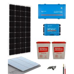 Kit solar para casa  1000W 12V 864Wh/dia Onda Pura