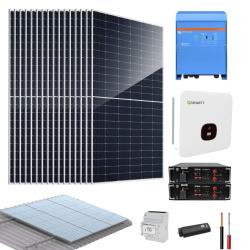 Kit Solar Hibrido de 52080W/dia Growatt  y Victron energy