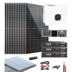 Kit Solar Hibrido de 76860W/dia Growatt y Ph Voltv