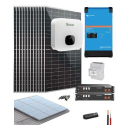 Kit Solar Hibrido de 30380W/dia Growatt y Victron