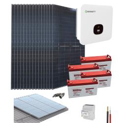 Kit Solar Hibrido de 39760W/dia Growatt y Victron