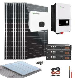 Kit Solar Híbrido 15KW 85400Wh/día-Batería litio
