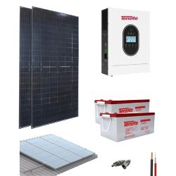 Kit Aislado 4270Wh/dia Tensite 2000W