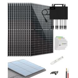 Kit On grid Microinversor 2500W 26040Wh/día Growatt