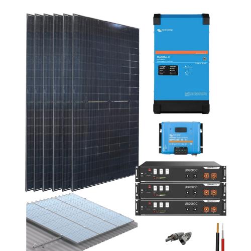 Kit Aislado 12810Wh/día 3000W 48V Victron
