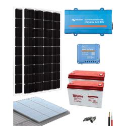 Kit Aislado 1680Wh/día 375W 12V Victron
