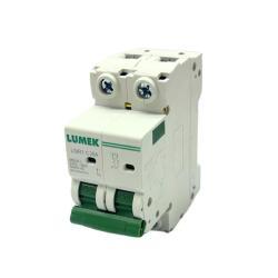 Breaker de Riel AC 2X63A 230V-6KA Lumek
