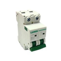 Breaker de Riel AC 2X63A 230V-6KA Lumek