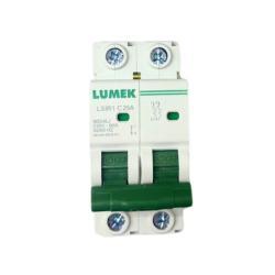 Breaker de Riel AC 2X63A 230V-6KA Lumek