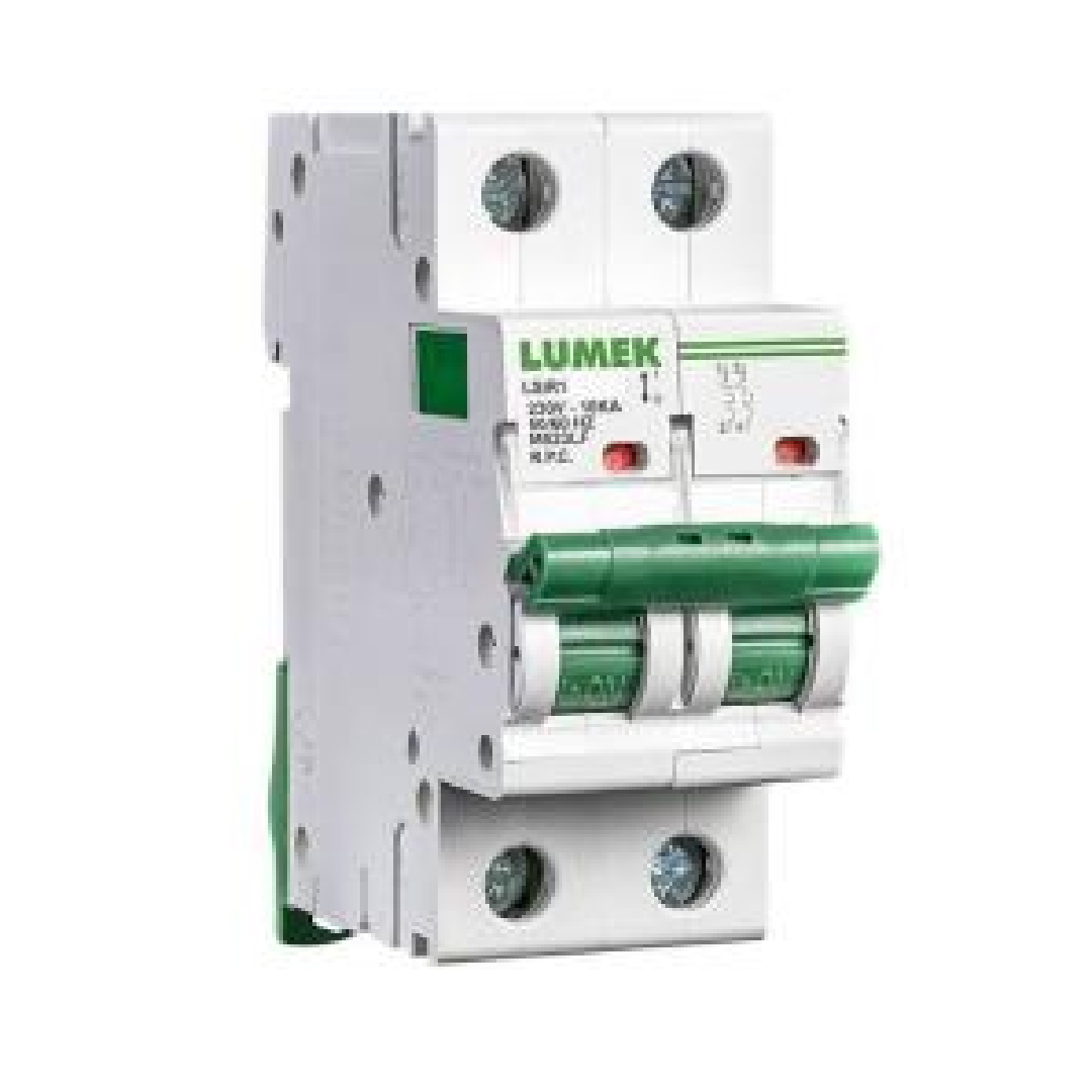 Breaker de Riel AC 2X50A 230V-6KA Lumek