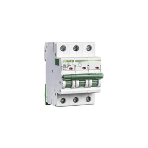 Breaker de Riel AC 3X50A 400V-6KA Lumek
