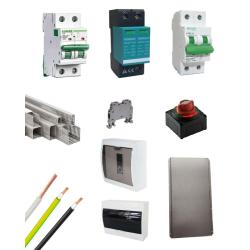 Kit Material Eléctrico 6.5KW 110VAC Protección MPPT 40A