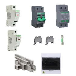 Kit Material Eléctrico 12VDC Protección 15A