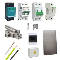 Kit Material Eléctrico 6.5KW  110VAC Protección MPPT 25A
