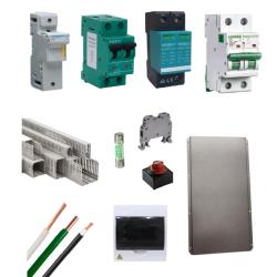Kit Material Eléctrico 4KW  220VAC Protección MPPT 63A