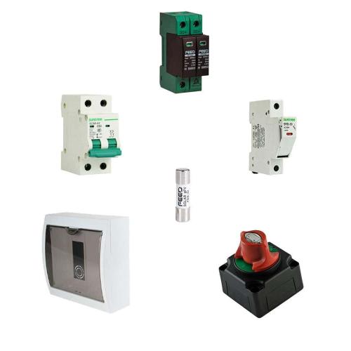 Kit Material Eléctrico 12VDC 25A
