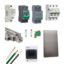 Kit Material Eléctrico 1500W 110VAC 25A MPPT