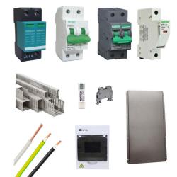 Kit Material Eléctrico 12VDC Protección 25A