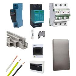 Kit de Material Eléctrico Aislado 9 kW – 25 A DC y 25 A AC Gel