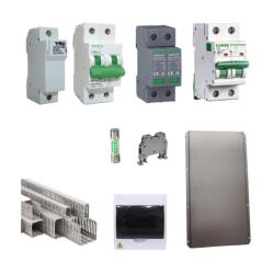 Kit Material Electrico Aislado 50A y 20A DC y 63AC